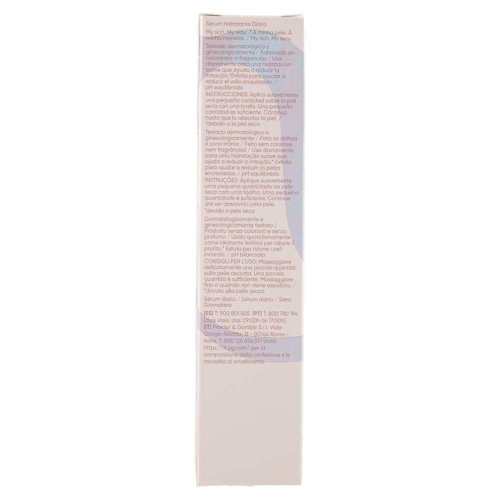 Satin Care Siero Idratante Giornaliero per i peli e la pelle delle zone intime 50 ml